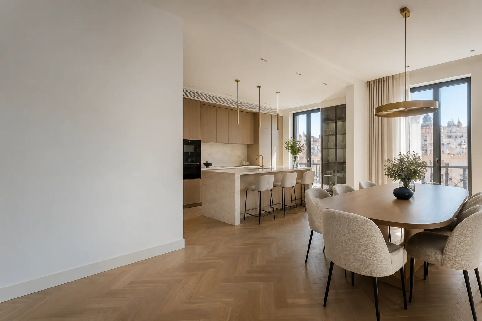 Interior de una vivienda preparada con criterio profesional